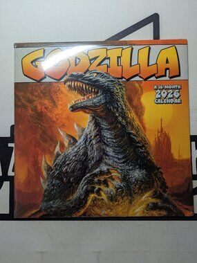 Godzilla a 16-Month 2026 Calendar Mechagodzilla Kiryu Mothra Gigan Biollante
